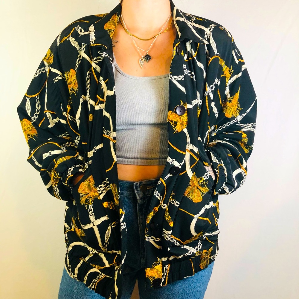Vintage Adam Douglass Silk Blazer